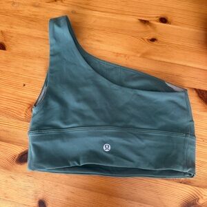 lululemon athletica Green One-Shoulder Top